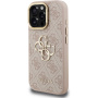 Guess 4G Metal Logo etui z podpórką do iPhone 16 Pro Max - różowy