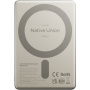 Native Union Active bezprzewodowy powerbank MagSafe z portem USB-C - 5 000 mAh - srebrny