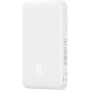 Baseus Mini bezprzewodowy MagSafe powerbank z portem USB-C - 5 000 mAh - biały