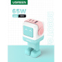 UGREEN Nexode RG RobotGaN Szybka ładowarka sieciowa z portami 2x USB-C / USB-A - 65W - miętowy