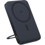 Baseus PicoGo bezprzewodowy powerbank MagSafe z obrotową podstawką i portem USB-C - 5 000 mAh - czarny