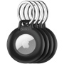 BELKIN Secure wodoszczelne etui z brelokiem do AirTag 1 / 2 - 4 szt. - czarny