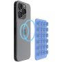 FIXED MagMate magnetyczny uchwyt MagSafe z przyssawkami do iPhone'a - niebieski