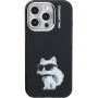 Karl Lagerfeld IML Aquarelle Choupette etui na iPhone 16 Pro Max - czarny