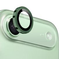 NORTHJO Szkło z metalową ramką do ochrony obiektywu tylnego aparatu dla iPhone Air - zielone