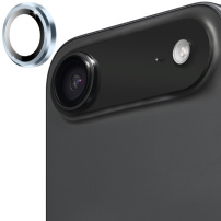 ENKAY Szkło hartowane z metalową ramką do ochrony obiektywu tylnego aparatu dla iPhone Air - jasnoniebieskie
