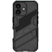 Wytrzymałe etui ochronne z podstawką do iPhone 17 - czarne