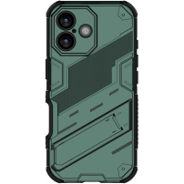Wytrzymałe etui ochronne z podstawką do iPhone 17 - zielone
