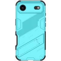Wytrzymałe etui ochronne z podstawką do iPhone Air - niebieskie