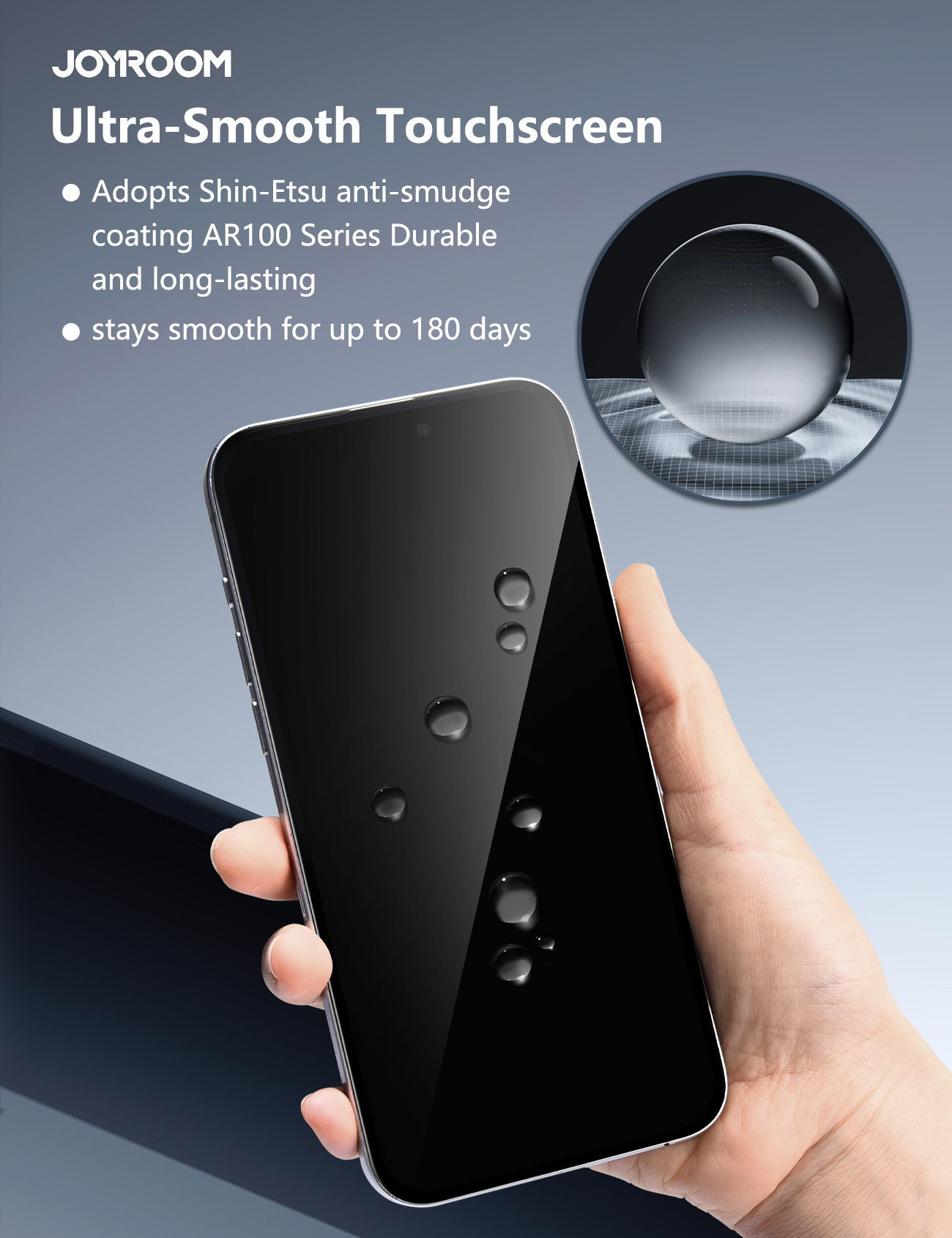 Szkło hartowane JOYROOM 2.5D Anti-Spy z czarną ramką do iPhone 17