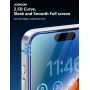 Szkło hartowane JOYROOM 2.5D Anti-Spy z czarną ramką do iPhone 17