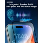 Szkło hartowane JOYROOM 2.5D Anti-Spy z czarną ramką do iPhone 17