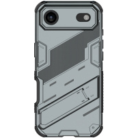 Wytrzymałe etui ochronne z podstawką do iPhone Air - szary