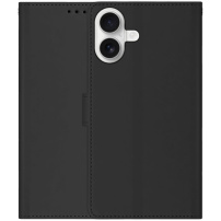 Etui z klapką z skóry PU na iPhone 17 - czarne