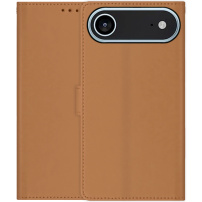 Etui z klapką z skóry PU dla iPhone Air - brązowe