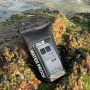 Wodoodporna torba z regulowanym paskiem na iPhone'a - 2L - czarna