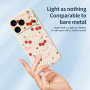 Etui ochronne ze wzorem kokardek i wiśni do iPhone 17 Pro Max - czarny