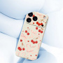 Etui ochronne ze wzorem kokardek i wiśni do iPhone 17 Pro Max - czarny