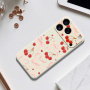Etui ochronne ze wzorem kokardek i wiśni do iPhone 17 Pro Max - czarny