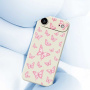 Etui ochronne ze wzorem motyli na iPhone Air - czarny