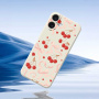 Etui ochronne ze wzorem kokardek i wiśni na iPhone 17 - czarny