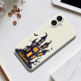 Etui ochronne z halloweenowym wzorem na iPhone 17 - beżowe