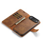 DG.Ming Etui 2w1 odpinane flip do iPhone Air - brązowe