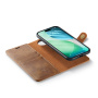 DG.Ming Etui 2w1 odpinane flip do iPhone Air - brązowe
