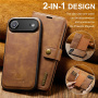 DG.Ming Etui 2w1 odpinane flip do iPhone Air - brązowe