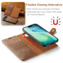 DG.Ming Etui 2w1 odpinane flip do iPhone Air - brązowe
