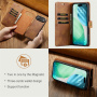 DG.Ming Etui 2w1 odpinane flip do iPhone Air - brązowe