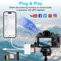 NK-104 Pro 4w1 Redukcja z czytnikiem kart - slot na kartę SD / TF / USB-C / USB-A do USB-C / Lightning - biała