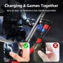 ENKAY Kabel ładujący i do transmisji danych 3w1 z wymiennymi magnetycznymi złączami - USB-A do USB-C / Lightning / micro USB - 1 m - czarny