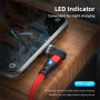ENKAY Kabel ładujący i do transmisji danych 3w1 z wymiennymi magnetycznymi złączami - USB-A do USB-C / Lightning / micro USB - 1 m - czarny