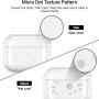 Przezroczyste etui z karabińczykiem do AirPods Pro 3 - różowe