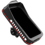 Uniwersalne, wodoodporne etui z uchwytem rowerowym i motocyklowym na kierownicę do iPhone'a - czarne