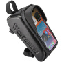 WEST BIKING YP-337 wodoodporna torba rowerowa z miejscem na iPhone'a - czarna