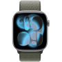 Oryginalne Apple sportowy pasek do Apple Watch Ultra 49mm / 46mm / 45mm / 44mm / 42mm - sosnowo zielony