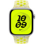 Oryginalne Apple sportowy pasek Nike do Apple Watch 42mm / 41mm / 40mm / 38mm - S/M - Volt Splash