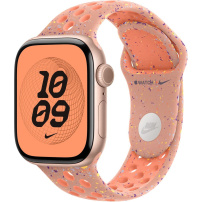 Oryginalne Apple sportowy pasek Nike do Apple Watch 42 mm / 41 mm / 40 mm / 38 mm - M/L - Alpenglow Pink