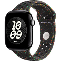 Oryginalne Apple sportowy pasek Nike do Apple Watch Ultra 49mm / 46mm / 45mm / 44mm / 42mm - S/M - Midnight Black