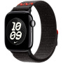 Oryginalne Apple sportowy pasek Nike do Apple Watch 42mm / 41mm / 40mm / 38mm - Midnight Black