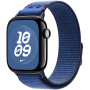 Oryginalne Apple przepuszczany sportowy pasek Nike do Apple Watch 42mm / 41mm / 40mm / 38mm - Blue Ribbon