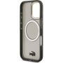Lacoste Frosted Finish Gold Logo etui z MagSafe do iPhone 17 - szary