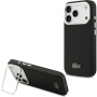 Lacoste Iconic Petit Pique Camera Stand etui z MagSafe do iPhone 17 Pro - czarny