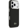 Lacoste Iconic Petit Pique Camera Stand etui z MagSafe do iPhone 17 Pro - czarny