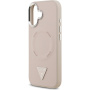 Etui Guess Triangle Logo z MagSafe do iPhone 17 - różowe