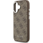 Guess 4G etui z MagSafe do iPhone 17 - brązowy