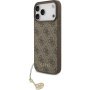Guess 4G Charms etui do iPhone 17 Pro Max - brązowy