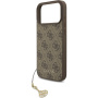 Guess 4G Charms etui do iPhone 17 Pro Max - brązowy